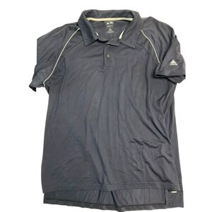 Adidas Golf Polo Shirt‎ Men Navy Blue ClimaCool Dri-Fit Size XL See Pics